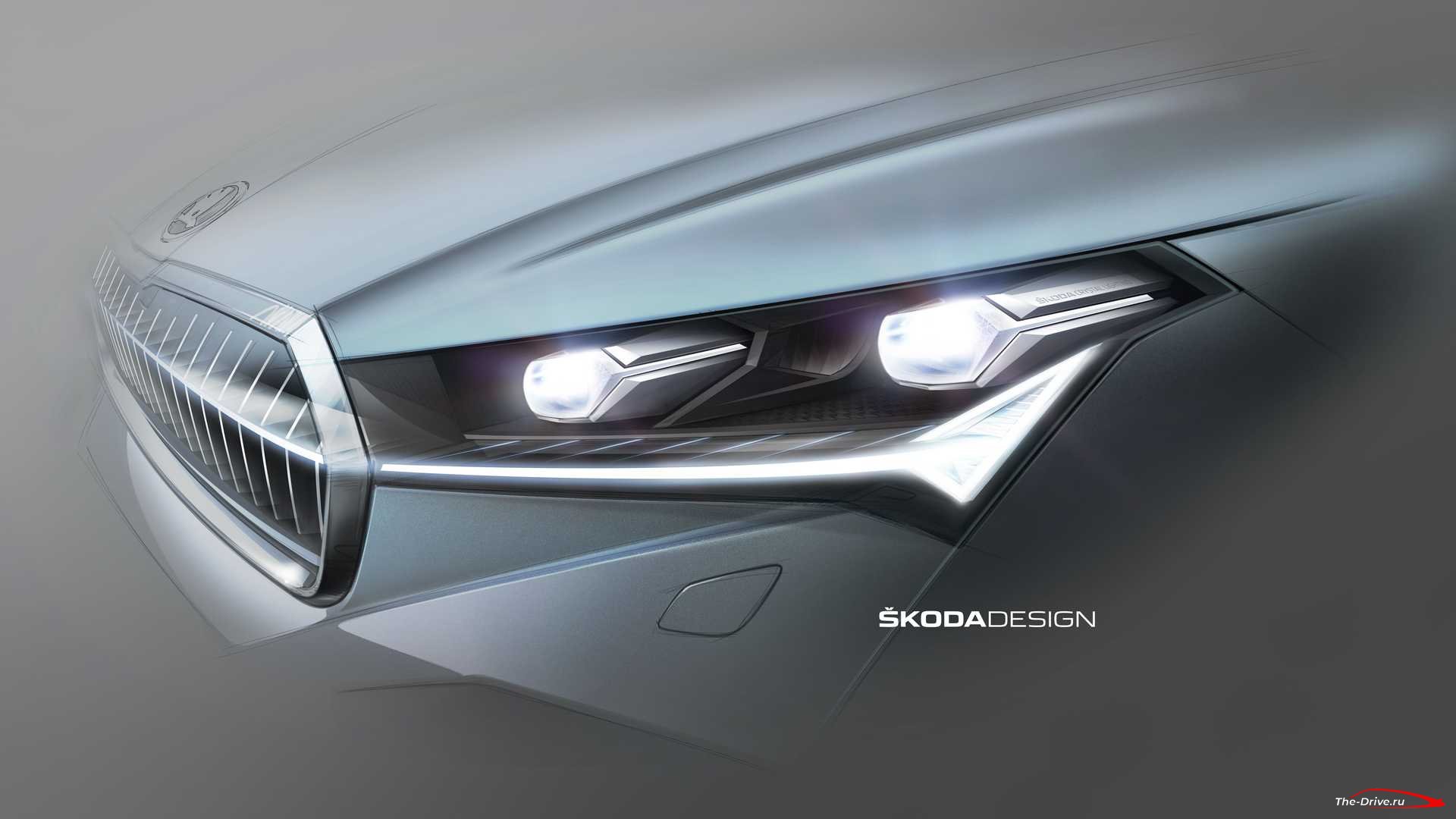 Skoda показали оптику электрокроссовера Enyaq iV
