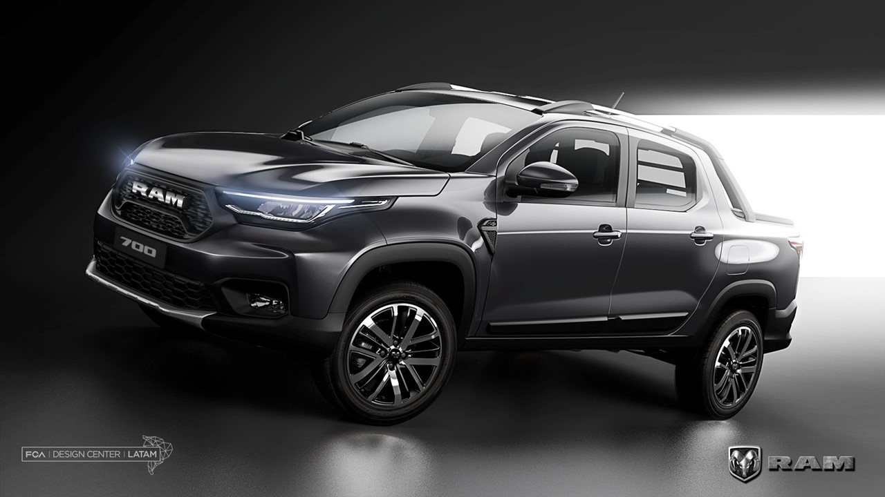 Мини-грузовик Dodge Ram 700 сочетает в себе гены и элементы стиля от Fiat и Dodge Ram 1500